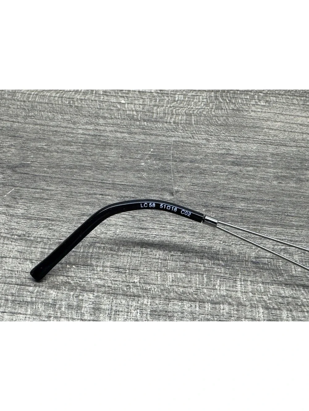 RARE Casanova Designer Eyeglasses Italy LC-58 C-02 Red Silver Frames Only 51[]18